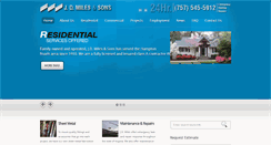 Desktop Screenshot of jdmilesandsons.com
